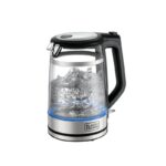 Black+Decker 2200W 1.7L Cool-Touch Double Wall Borosilicate Glass Kettle (GK220-B5) - غلاية مياه كهربائية من بلاك اند ديكر – موديل GK220-B5