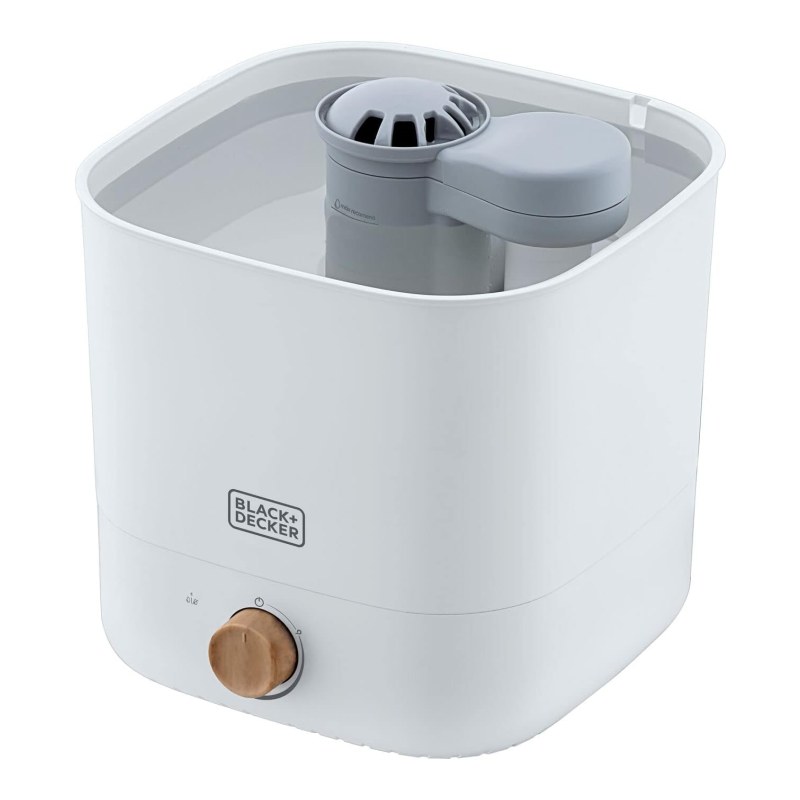 Black+Decker 4.0L Ultrasonic Cool Mist Humidifier (HM4125-B5) - مرطب هواء بالرذاذ البارد من بلاك اند ديكر سعة 4 لتر – موديل HM4125-B5