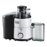 Black+Decker 300W Compact Fruit & Vegetable Juice Extractor (JE320-B5) - عصارة فواكه وحمضيات كهربائية من بلاك اند ديكر 300 واط – موديل JE320-B5