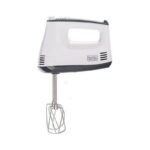 Black+Decker 300W 5-Speed Turbo Electric Hand Mixer with Beaters & Hooks (M350-B5) - خفاقة وعجانة كهربائية من بلاك اند ديكر 300 واط – موديل M350-B5