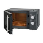 Black+Decker 20L Solo Countertop Microwave Oven – Grey (MZ2015P-B5) - فرن ميكروويف من بلاك اند ديكر سعة 20 لتر – موديل MZ2015P-B5