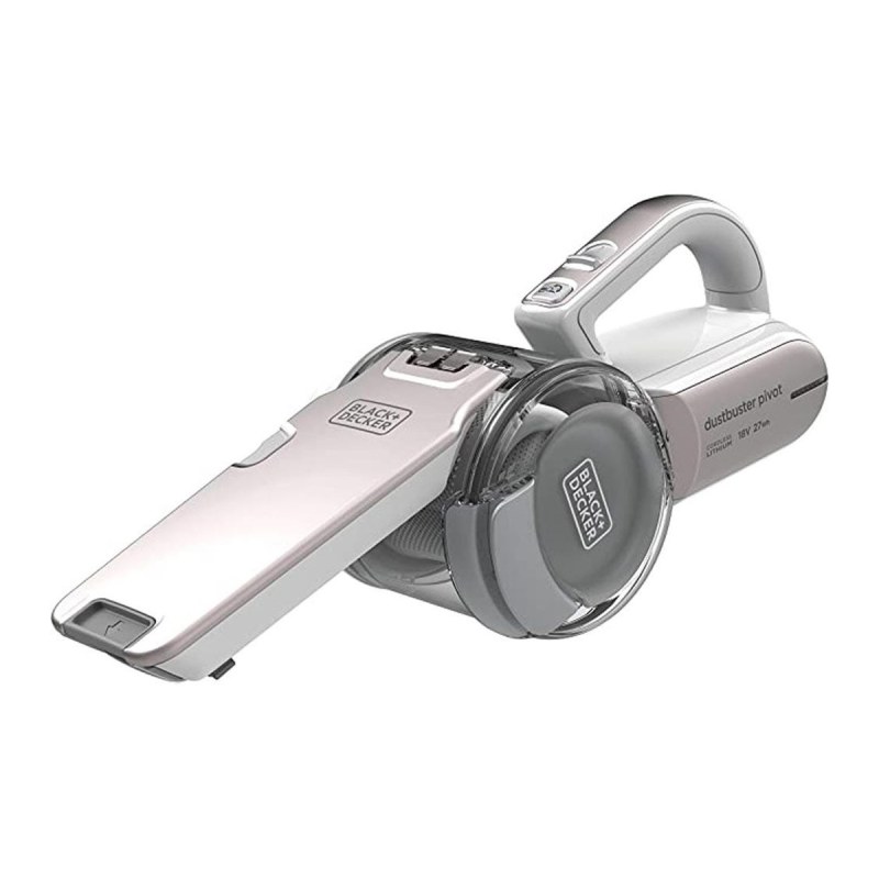 Black+Decker 14.4V Cordless Lithium Flexi Pivot Handheld Dustbuster Vacuum (PV1420L-B5) - مكنسة يدوية لاسلكية قابلة للشحن دست باستر من بلاك اند ديكر – موديل PV1420L-B5