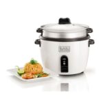Black+Decker 1000W 2.8L Family-Size Non-Stick Automatic Rice Cooker (RC2850-B5) - طباخ أرز كهربائي أوتوماتيكي غير لاصق من بلاك اند ديكر – موديل RC2850-B5