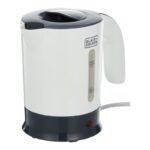Black+Decker 650W 0.5L Dual-Voltage Compact Travel Kettle with 2 Cups (TR250JA-B5) - غلاية مياه كهربائية من بلاك اند ديكر – موديل TR250JA-B5