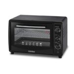 Black+Decker 1380W 19L Double-Glass Countertop Toaster Oven with Rotisserie (TRO19RDG-B5) - فرن كهربائي محمصة بزجاج مزدوج وشواية من بلاك اند ديكر – موديل TRO19RDG-B5