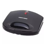 Black+Decker 750W 2-Slice Non-Stick Fixed-Plate Sandwich Maker (TS1000-B5) - صانعة ساندوتش وشواية من بلاك اند ديكر – موديل TS1000-B5