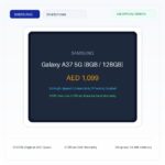 سامسونج جالكسي A37 5G (8 جيجابايت / 128 جيجابايت) - نسخة الإمارات الرسمية | Samsung Galaxy A37 5G (8GB / 128GB) - Official UAE Version