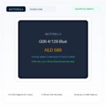 موتورولا G06 4/128 أزرق - نسخة الإمارات الرسمية | Motorola G06 4/128 Blue - Official UAE Version