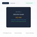موتورولا G06 4/64 Tendril - نسخة الإمارات الرسمية | Motorola G06 4/64 Tendril - Official UAE Version