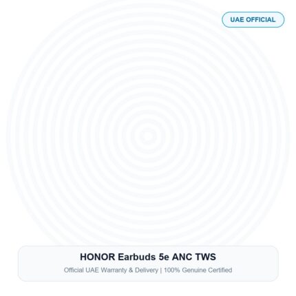 HONOR Earbuds 5e ANC TWS Real Studio Photo UAE