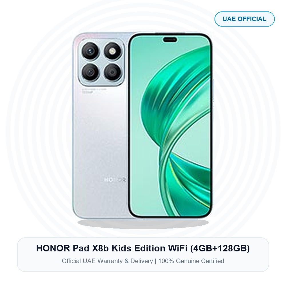 HONOR Pad X8b Kids Edition WiFi (4GB+128GB) Official UAE Real Photo HONOR Pad X8b Kids Edition WiFi (4GB+128GB) Real Studio Photo UAE