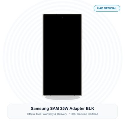 Samsung SAM 25W Adapter BLK Real Studio Photo UAE
