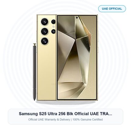 Samsung S25 Ultra 256 Blk Official UAE TRA Version Real Studio Photo UAE