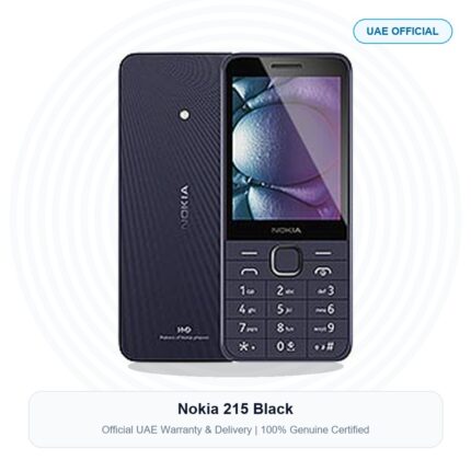 Nokia 215 Black Real Studio Photo UAE