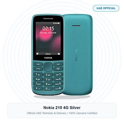 Nokia 210 4G Silver Real Studio Photo UAE