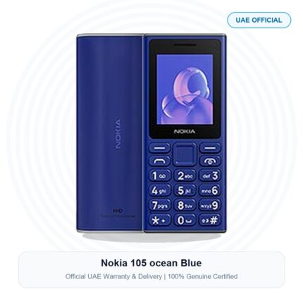 Nokia 105 ocean Blue Real Studio Photo UAE