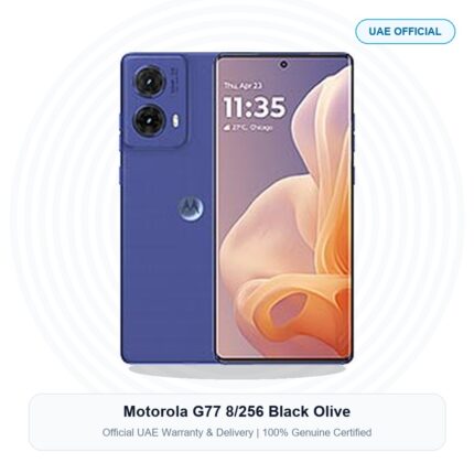 Motorola G77 8/256 Black Olive Real Studio Photo UAE