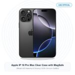 Apple IP 18 Pro Max Clear Case with MagSafe Real Studio Photo UAE
