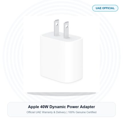 Apple 40W Adapter Real Studio Photo UAE