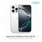 Apple 18 Pro 512GB,Glacier Official UAE TRA Version Real Studio Photo UAE